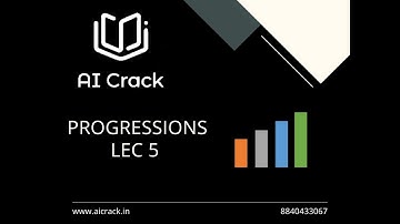 PGDBA 2023 Preparation | Maths | Progressions Lecture 5 | AI Crack