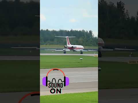 Mega Sound Tupolev Tu-134 / Ту-134ш с оглушительным реверсом.