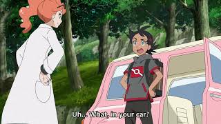 Goh doesn’t want a ride in Sonia’s car Pokemon (2019) Episode 100 English Sub