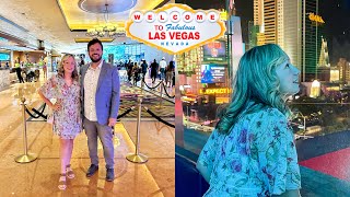 Las Vegas MY FIRST TIME! The Mirage Room Tour & Volcano, Bellagio Fountains, Caesar's Palace & MORE!