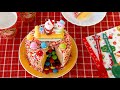 Christmas Piñata Surprise Cake (Recipe) クリスマス ピニャータ ケーキ レシピ THANK YOU #youtube2023 | OCHIKERON