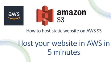 How to host a static website on AWS S3 | Host your static website on AWS S3 in 5 minutes