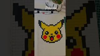 Pikachu pixel art | episode -02| #shorts #art #youtubeshorts