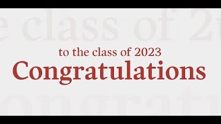 2023 Commencement Recap