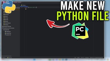How to Make a New Python File on PyCharm - Full Tutorial