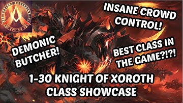 1-30 KNIGHT OF XOROTH CLASS SHOWCASE! | Conquest of Azeroth Alpha | WoW with Custom Classes