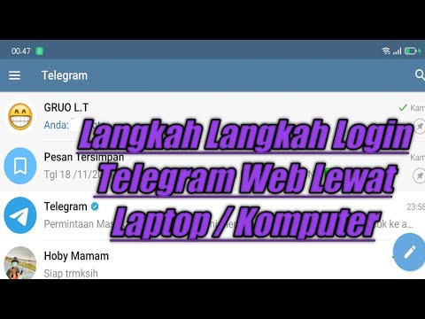 Tutorial Cara Login Telegram lewat Komputer Atau Laptop terbaru2021.