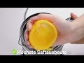Frischer Saft in Sekunden – LEBENLANG Zitruspresse 800ml | LBL3386