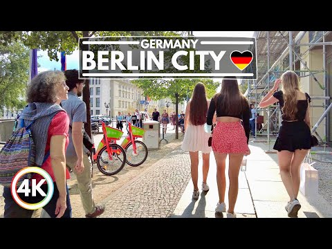 Berlin Germany, Walk Around The Most Famous Places! 4K City Walking Tour With Captions
