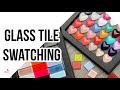 How to Swatch Glass Tiles | New Way to Nail Swatching!