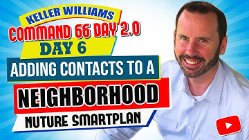 Adding Contacts to a Neighborhood Nurture SmartPlan | KW Command 66 Day 2.0 Challenge Day 6