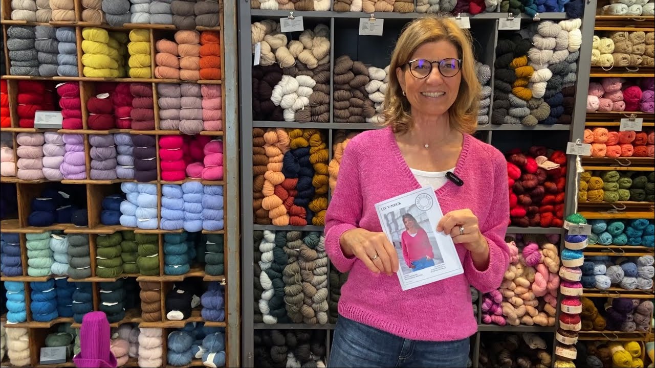 Einen sommerlichen TopDown VNeck Raglan Sweater stricken YouTube