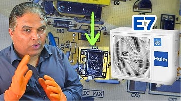 Haier Inverter AC E7 Error Fault | SMPS Circuit Section Repair