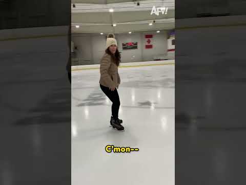 The Best Birthday Message ??⛸️  #fail #fall #funny #iceskate