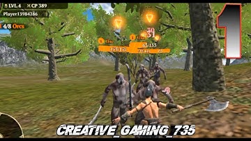 Evil lands - Online Action Rpg - walkthrough gameplay - part 1 (Android/IOS) story mode