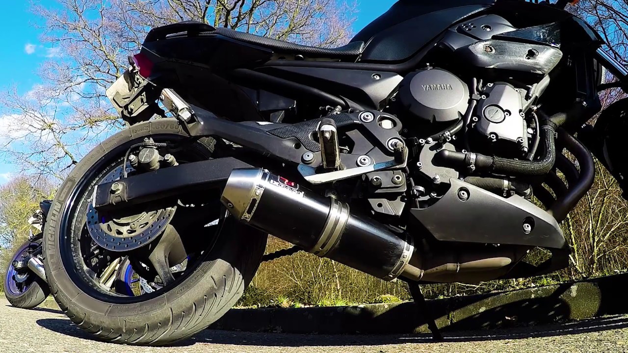 XJ6 Yamaha IXrace full system exhaust with/without DBKiller YouTube