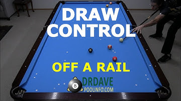 Draw Shot Control Off a Rail – How to Manipulate Cue Ball Motion