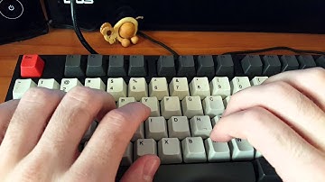 WASD 87-Key Custom Typing Test - 92 WPM