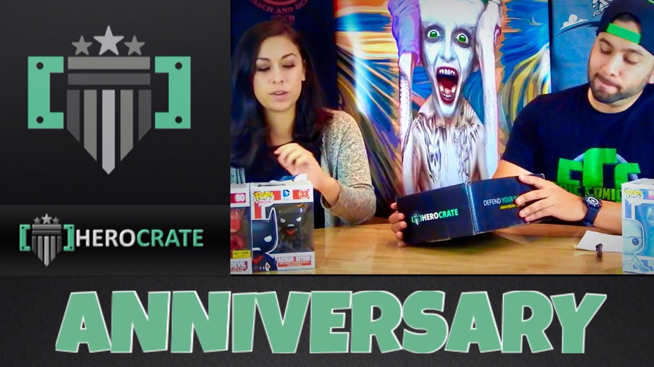 HERO CRATE Unboxing: August 2015 (Anniversary)