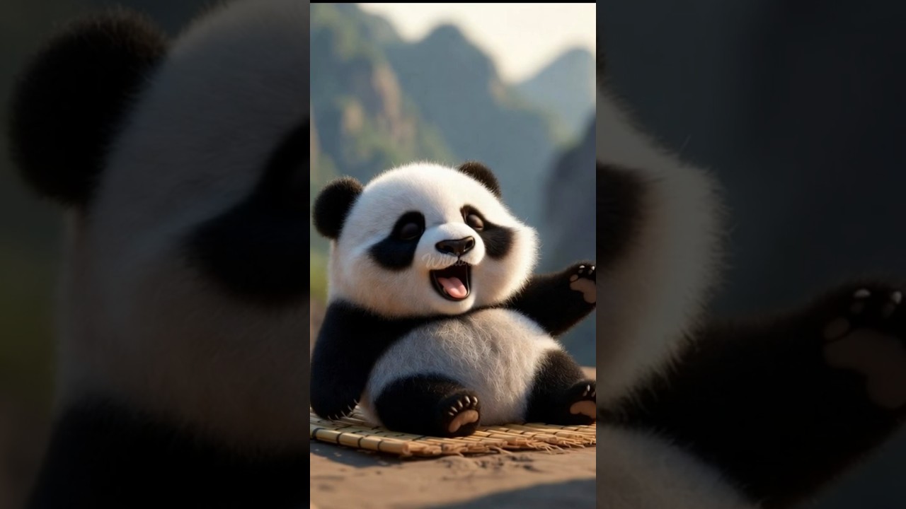 Lazy Panda Turns KUNG FU Master 😳🥋🐼 