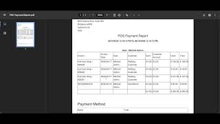Point of Sale Retail Shop - POS Payment Report Odoo #odoo #odooapps