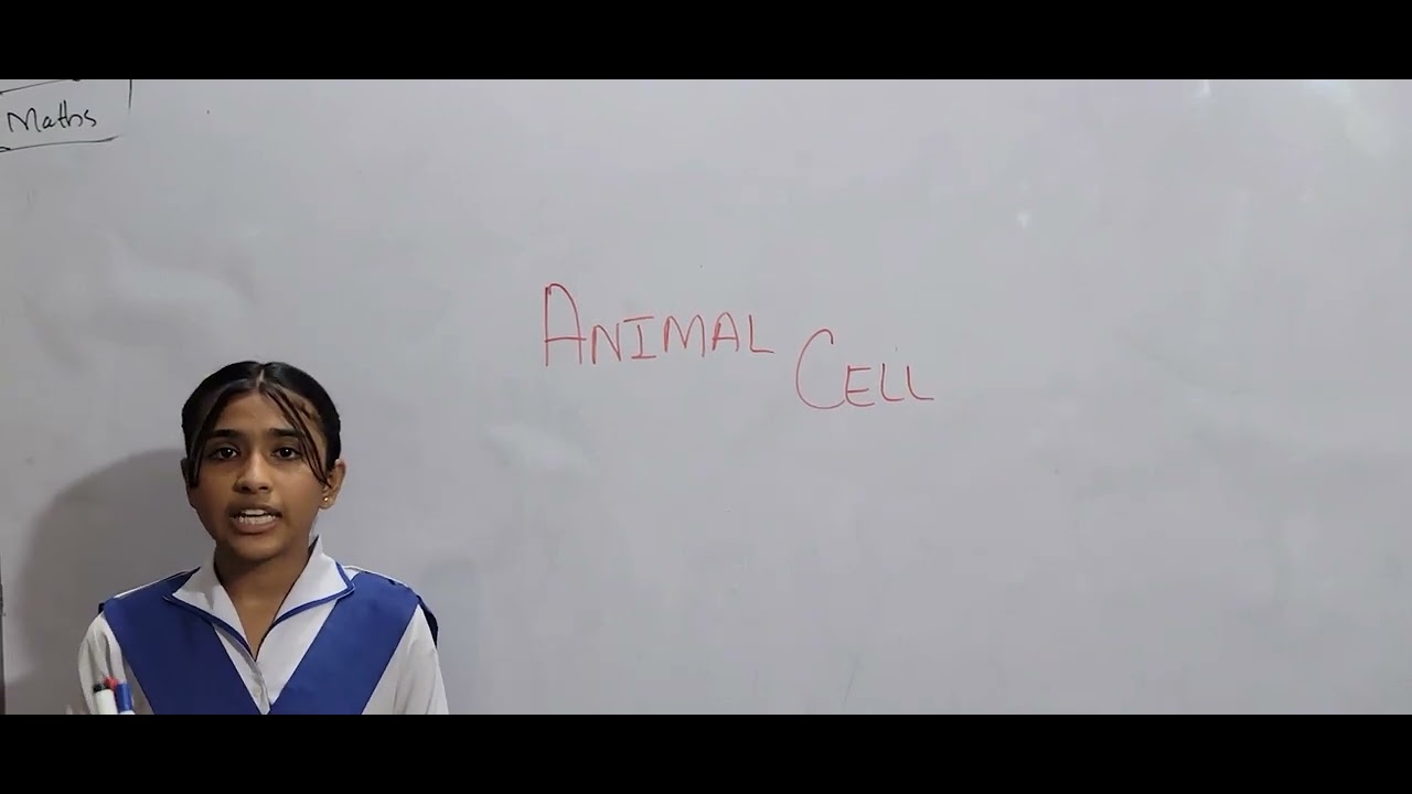 Rida Rizwan || Rida Rizwan || Grade 9th Explaining || Animal Cell. #foryou # ...