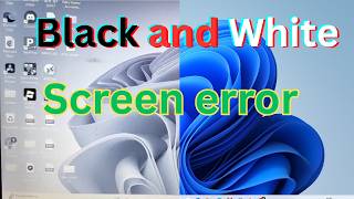 How to Fix Laptop Display Color Turned Black and White