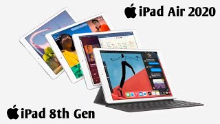 Apple iPad Air 2020 \& iPad 8th Generation Complete Explaination video in 12 minutes | Highlights