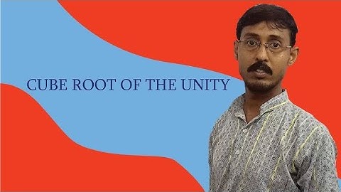 Cube root of unity