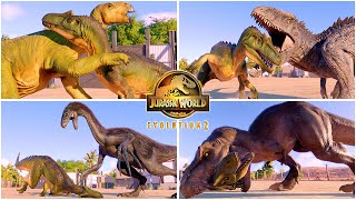 Allosaurus Death Animations by All Carnivore and Herbivore Dinosaurs 🦖 Jurassic World Evolution 2