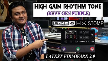 Line 6 HX Stomp - Revv Gen Purple Latest Firmware 2.9 (High Gain Rhythm Tone by Syuwari Ritchie)