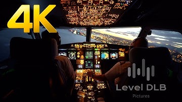 Airbus A320 - NICE NCE - SUNSET VISUAL APPROACH RWY 22L