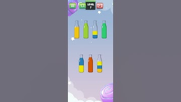 Water-sort puzzle game 😂 very very funny games Play video 😂 ANDROID IOS#short