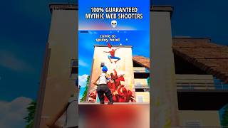 100% GUARANTEED MYTHIC WEB SHOOTERS in Fortnite Chapter 7 Season 3 💀 #fortnite #shorts #gaming