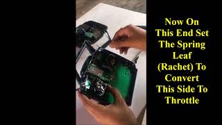 Futaba 6K Radio, Changing To Model 2 Left Hand Throttle From Model 1 Right Hand Throttle