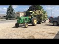 Unloading Hay