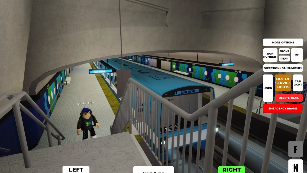 New Fabre update in Montreal metro - Blue line [BETA] on Roblox