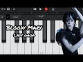 Bloody Mary | Lady Gaga | Piano Tutorial | GarageBand