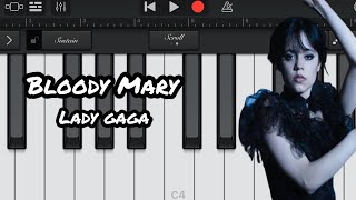 Bloody Mary | Lady Gaga | Piano Tutorial | GarageBand