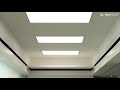 Up to 5m Wide and 12m Long Automated Skylight Shades Hidden Inside Ceiling