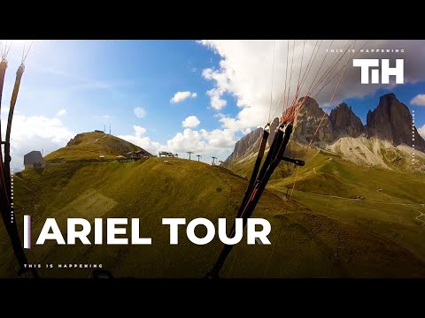 Guy Paraglides Down Scenic Mountain In Czech Republic