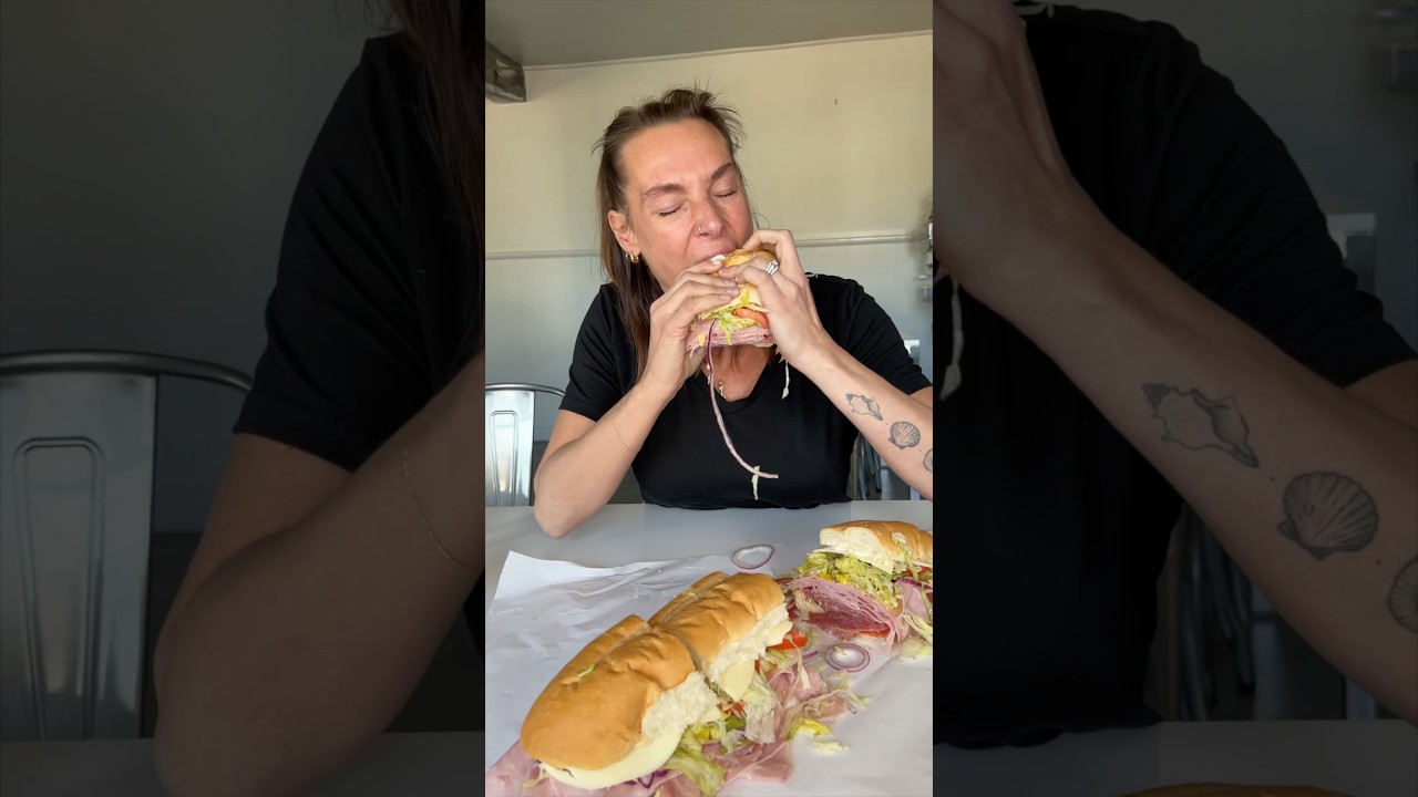 The DELUXE ITALIAN COMBO from Hartford Giant Grinder in Westbrook, Connecticut! 🥖🔥🤤 #DEVOURPOWER