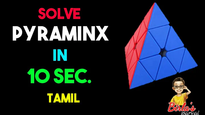 EASIEST WAY TO SOLVE THE PYRAMINX PUZZLE [HIGH QUALITY]