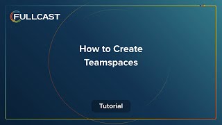 2. How to Create Teamspaces