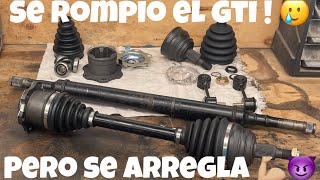 Cómo reemplazar o cambiar puntas de homocineticas y tricetas muy fácil golf gti mk4 / Audi A3 8L