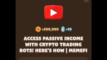 ACCESS PASSIVE INCOME WITH CRYPTO TRADING BOTS! HERE’S HOW | MEMEFI