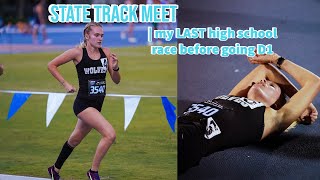 STATE TRACK MEET | LAST high school race before going D1