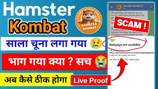 Hamster kombat webpage not available | Hamster kombat webpage problem solution | Hamster webpage screenshot 4