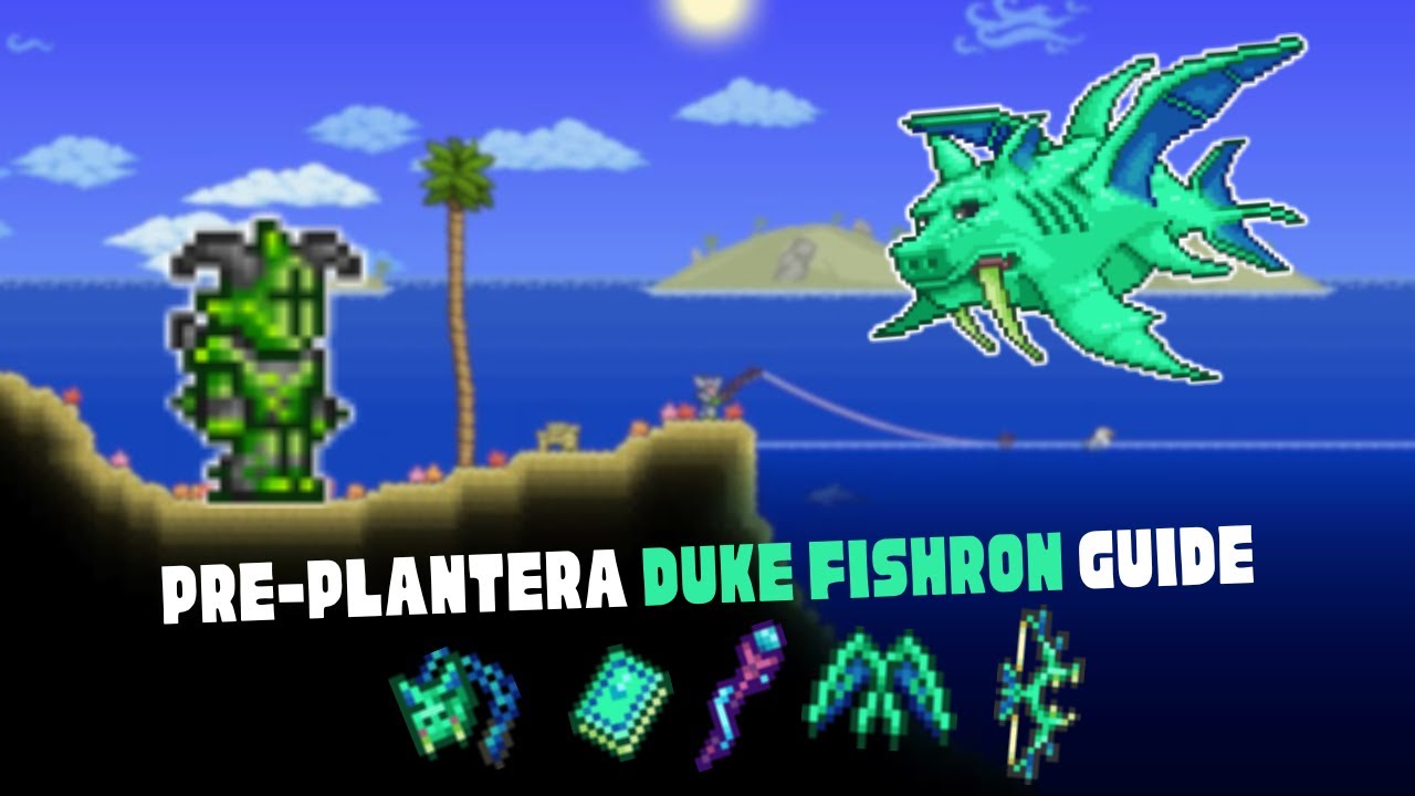 Duke Fishron Rideable How to Easily Rush Duke Fishron in Master Mode! // Terraria - YouTube