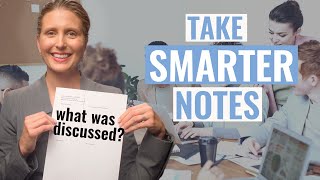 Simple Way To Take Meeting Notes At Work Take Smarter Notes